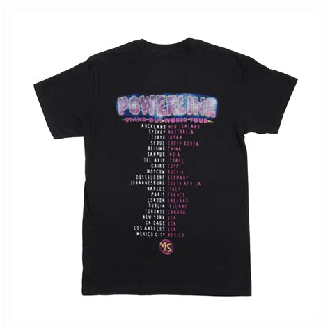 Goofy Movie Powerline World Tour T-Shirt Back (BSM)