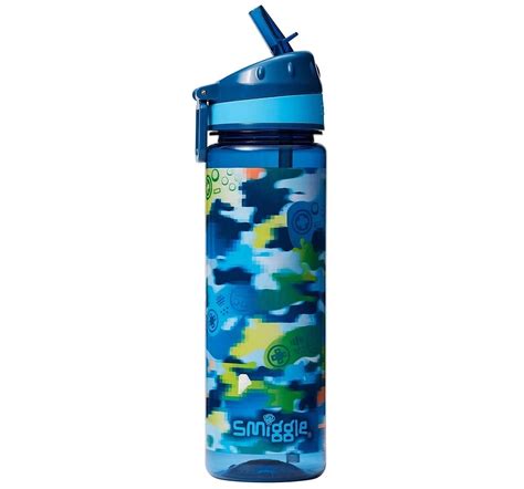 Smiggle Mirage Collection Bottles Plastic Mid Blue 4Y+