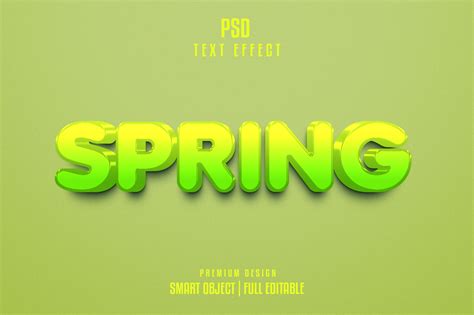 Image result for Spring Pattern Text Effect