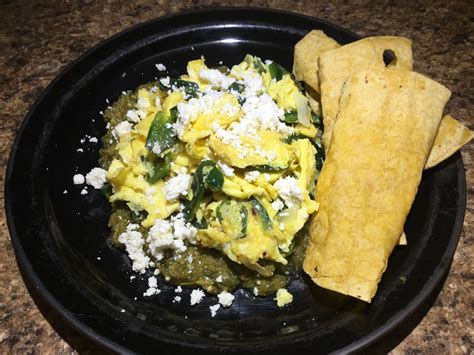 Scrambled Eggs with Salsa Verde - STONED SOUP