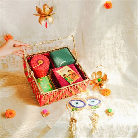 Crimson Red Diwali Hamper | Premium Festive Gift Box – https://artecasa.in/