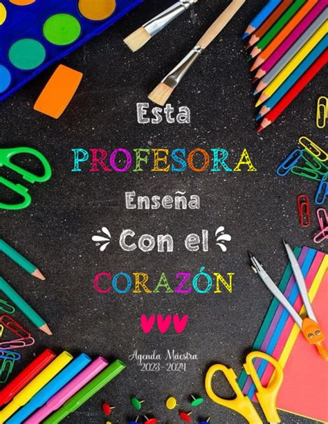 Buy Agenda Maestra 2023/2024: Práctico Organizador para docentes de ...