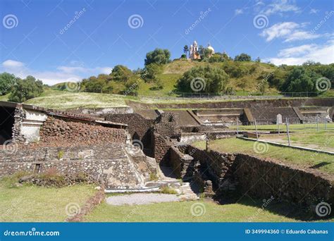 Archaeological Zone of the Great Pyramid of Cholula, Puebla, Mexico ...