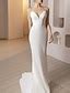 Beach Glitter & Sparkle Wedding Dresses Mermaid / Trumpet Off Shoulder ...
