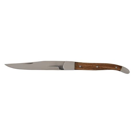 Buy Fortessa Provencal Non-Serrated Steak Knife, 9.25-Inch, Light Wood ...