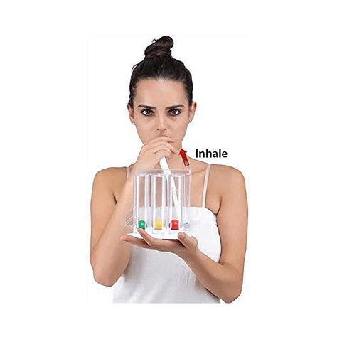 MCP Respirometer Spirometer Deep Breathing 3 Balls Lung Exerciser | 30 ...