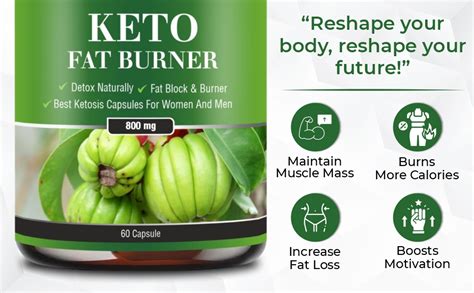 Wellona Keto Fat Burner 60 Capsules 800MG, Weight Loss Supplement With ...
