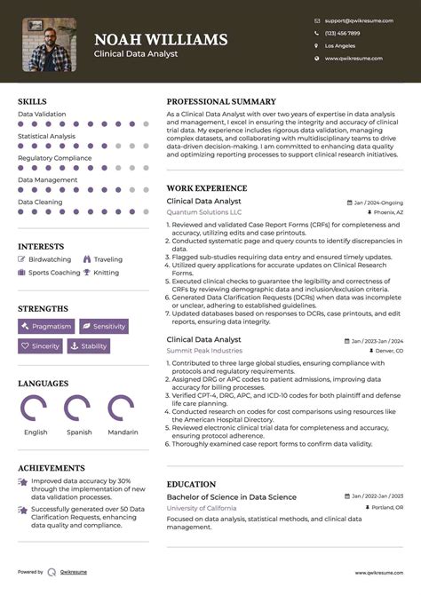 10+ Clinical Data Analyst Resume Samples & Templates for 2025