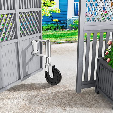 Buy Ronlap Gate Wheel, Spring Loaded Gate Wheel for Wooden Gate, Heavy ...
