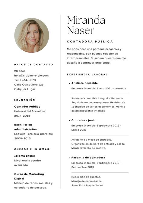 10 Mejores Plantillas De Curriculum En Canva 2022 Cv Gratis Rezfoods