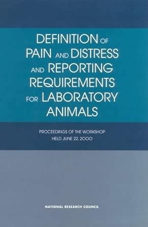 Buy Definition of Pain and Distress and Reporting Requirements for ...