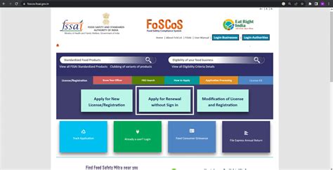 Process for FSSAI renewal online - LegalWiz.in