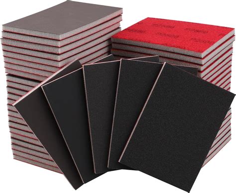 Amazon.com: 20 Pcs 3 x 4 Inch 180-3000 Grit Sanding Sponge Set, Ultra ...