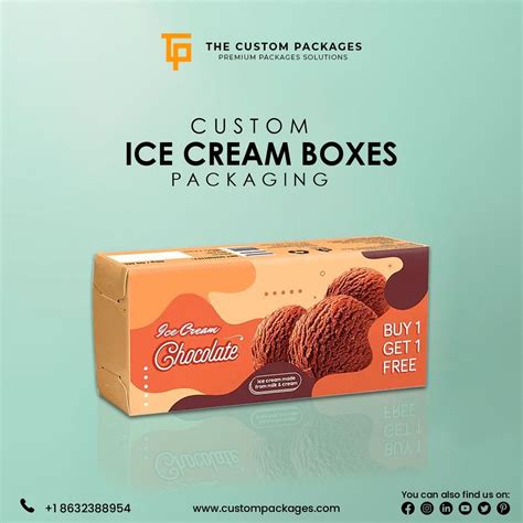 Custom Ice Cream Boxes Packaging: Wholesale Frozen Dessert Packaging