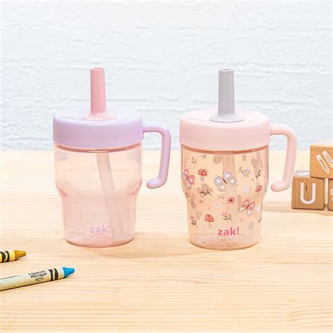 Leakproof Toddler Tumbler Set - Springtime Pink, 10 oz. – zak.com