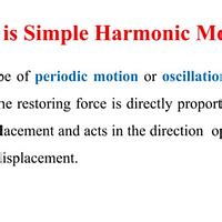 Oscillations PPT Physics Class 11