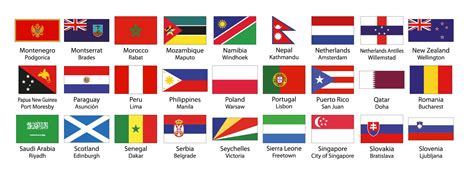 Little Wigwam Flags And Capitals Chart - Tear-Resistant Educational ...