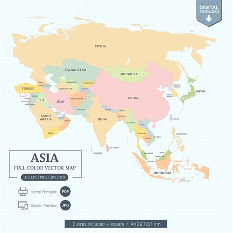 Big Map of Asia 的图像结果