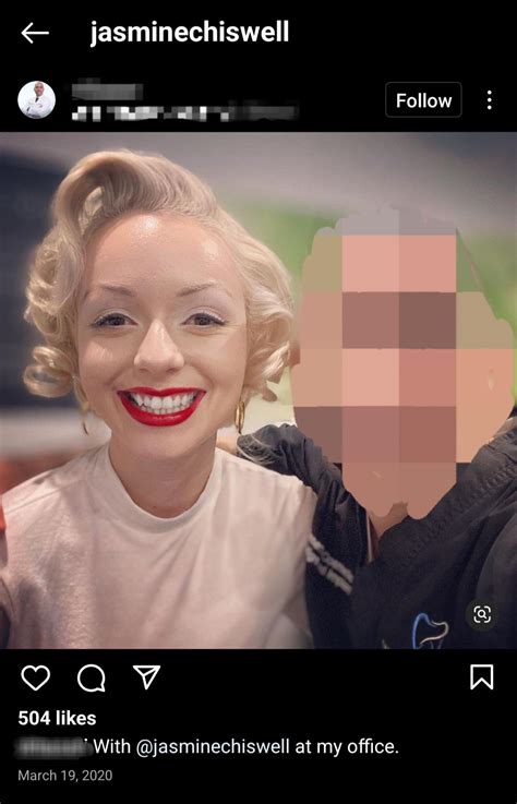 A photo of Jasmine Chiswell that someone else posted. : r/Jasmine_Chiswell_lies