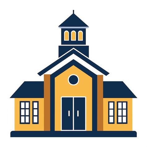 A church featuring a steeple and two doors showcasing traditional ...