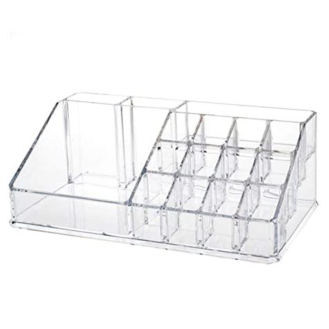 INOVERA (LABEL) Plastic 16 Compartment Cosmetic Display Cases Makeup ...