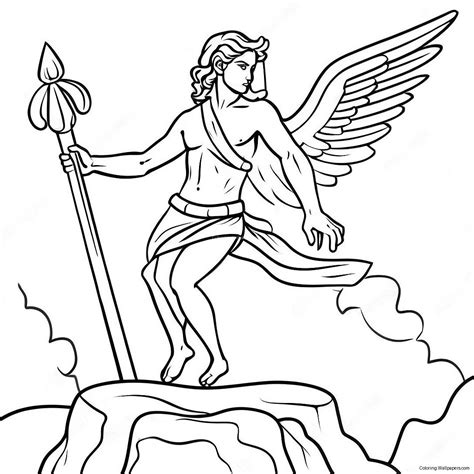 Greek Mythology Coloring Page (2400-1915)