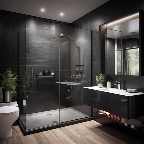 Black Modern Bathroom Remodel Style Guide: Black Bathrooms – Bert