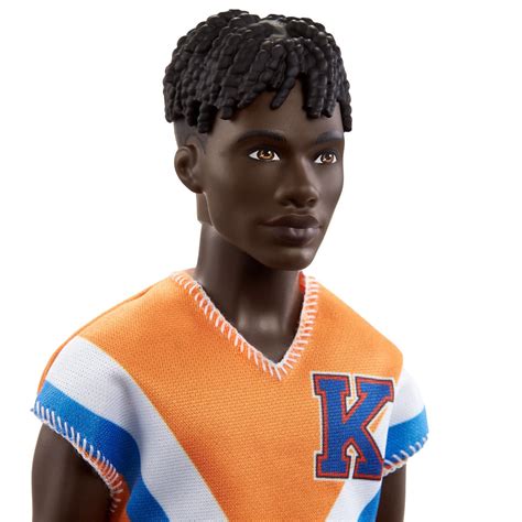 Barbie Ken Fashionista Doll #203 with Orange Sweater Vest