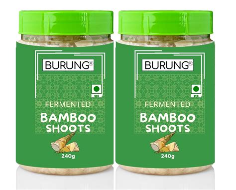BURUNG Fermented Bambooshoot SLICED LARGE PIECES| Raw Bamboo Shoot ...