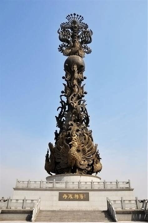 唐山大型雕塑丹凤朝阳 继“龙盈乾坤”又一座9000万雕塑