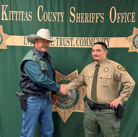 Kittitas - Last week Sheriff Clay Myers administered the oath of office ...