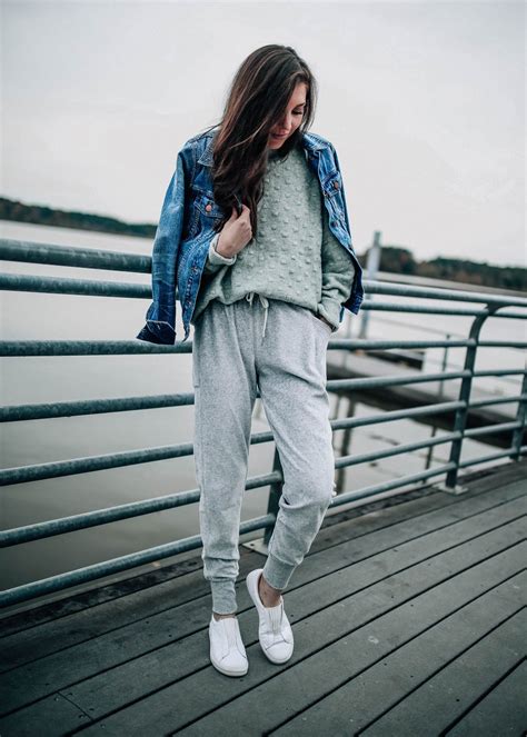 Women's Grey Joggers Zella and Textured Mint Sweater | Jogger pants ...