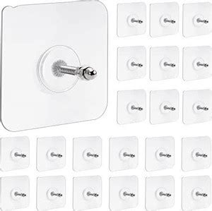 MERCEHIVE Nail Free Wall Hook Screw Adhesive Non-Trace No Drilling ...