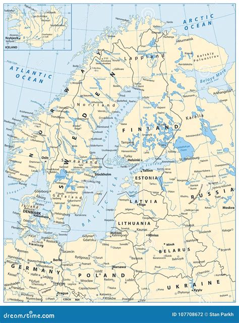 Northern Europe Map Countries