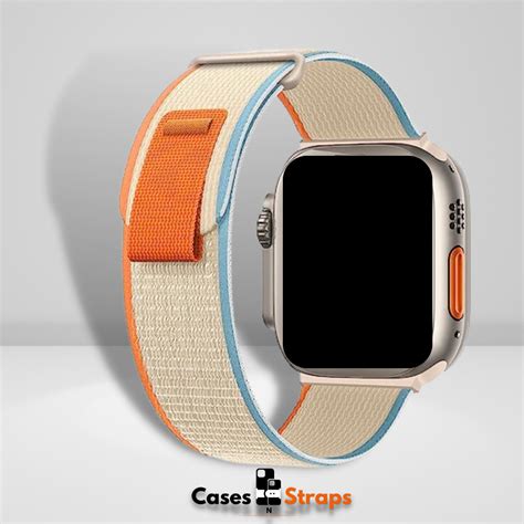 Nylon Trail Loop Watch Strap Milky White Color – Cases N Straps