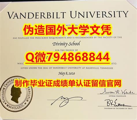 造假研究生美国范德堡大学毕业证书成绩单代做 | PPT