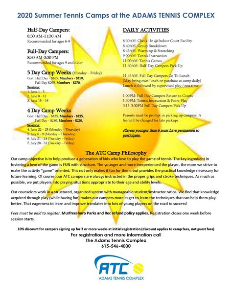 Adams Tennis Complex | Murfreesboro, TN - Official Website