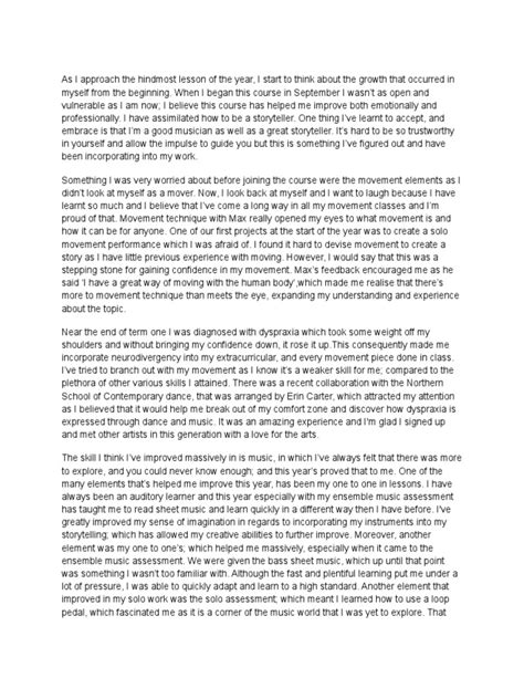 Image result for Reflective Portfolio Examples