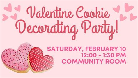 Valentine Cookie Decorating Party!, Hartland Public Library, February ...