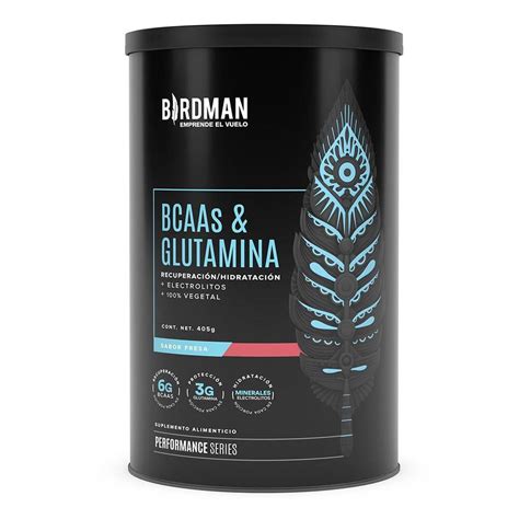 bcaa + glutamine 30 serv Birdman · mora limon