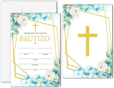 Buy Baptism Invitation, Bautizo Invitacione De bautizo, Baptism ...