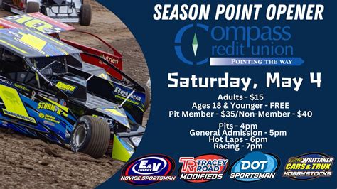Compass Credit Union Season Point Opener, 1603 County Route 57, Fulton ...