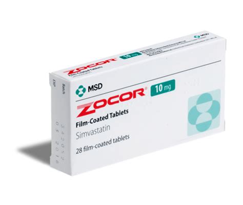 Zocor (simvastatin) tablets - High cholesterol treatment - Medix24