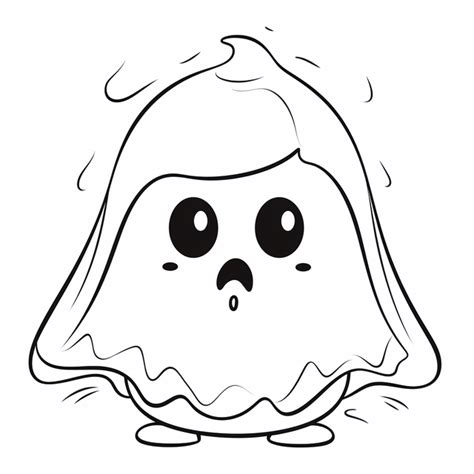 Scary Ghost Coloring Pages