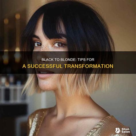Black To Blonde: Tips For A Successful Transformation | ShunSalon
