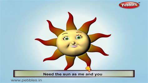 The Sun Shines | Nursery Rhymes With Lyrics | Nursery Poems | 3D ...