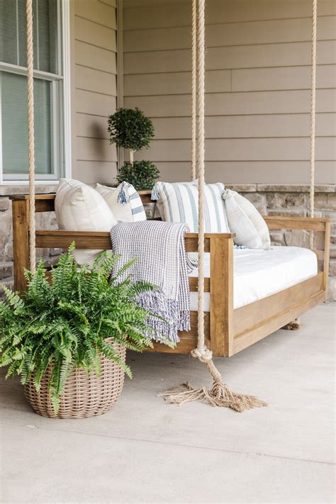 Porch Swing Bed Mattress & Decor | Amelia Lawrence Style