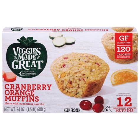 Veggies Made Great Muffins, Cranberry Orange (12 ct) Delivery or Pickup ...