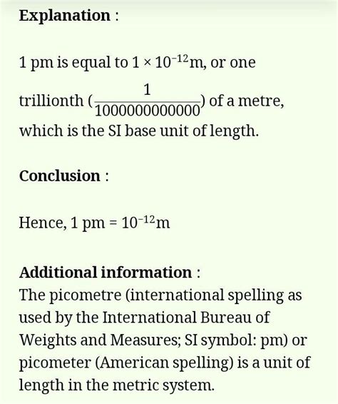 Bonds between the atoms are very small and measured by picometre. How ...