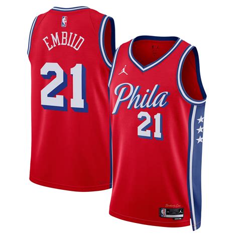 Philadelphia 76ers Jordan Statement Edition Swingman Jersey - Red ...